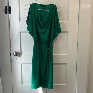 Mossimo green draped dress